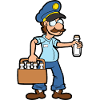 Milk delivery service Milkman Milk boy Milk