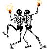 Skeletons doing java