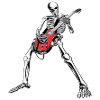Skelleton Guitar