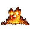 Halloween Feuer Geist