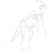 Parasaurolophus dino dinosaur