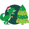 T-Rex hates Christmas