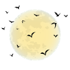Halloween moon