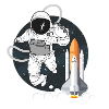 Astronaute dans l'espace