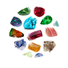 Lustiger Design-Mineraliensammler