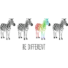 Zebra rainbow be different