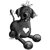 Labrador retriever chien comique design