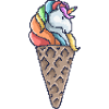 Cône licorne