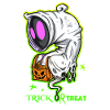 Monstre fantôme d'halloween