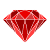 Diamond in red