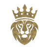 lion, roi,king, or, couronne