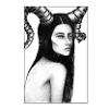 Woman with horns