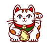 Winke cat Maneki-neko