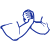 arm wrestling arm iron logo2
