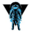 Space Astronaut Galaxy surfer