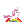 EINHORN MIT REGENBOGEN