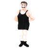 Bodybuilder d'haltérophile de cirque