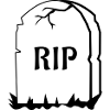 Rest in Peace gravestone