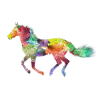 Pferd bunt