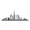 Skyline de Dubaï