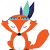 Blue Indian fox