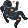 Astronaut Space Graphic