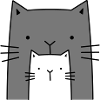 two cats - big and small cat