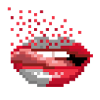 Pixel Mouth Retro