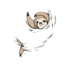 sleeping sloth gift