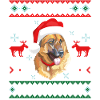 Schäferhund Frohe Waunachten