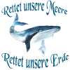 Save our seas whale t-shirt