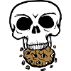 skull dead death die head bones skeleton dead