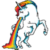 Unicorn Passed Misselijkheid Braken Eenhoorn