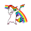 Einhorn LGBT Geschenk