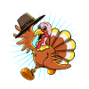 Thanksgiving cadeau animal de remerciement