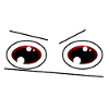 angry eyes, eyes, eyes