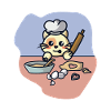 Bake cat while biscuit