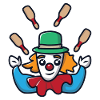 Juggling juggler circus clown