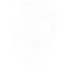 Schwarzweiß Kopf-Silhouette Ornament