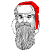 Weihnachtsmann mit roter Mütze