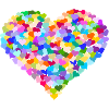 Rainbow Heart of hearts