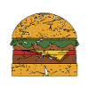 Burger chips cadeau
