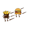 Burger chips cadeau
