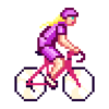RADFAHRERIN PIXEL