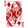 Check Queen Red