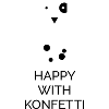 Dalmatian - Happy-with confetti