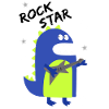Rock Star Dinosaur