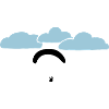 Cloud paragliding paraglider t-shirt