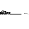 Guitar | black-and-white