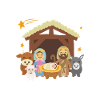 Weihnachtskrippe Süß !